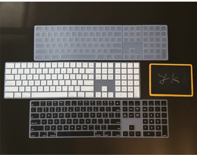 와이케이몰 애플 매직 키보드 A1843 키스킨 3종 색상 고탄력 고급 TPU 방수 키보드 커버, 화이트, 1개