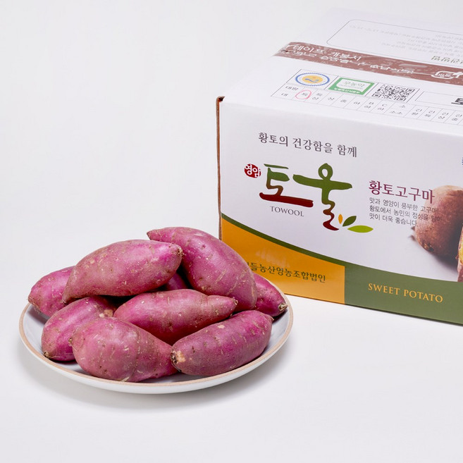 버들농산 영암 토울고구마 꿀고구마, 토울3kg(중), 1개