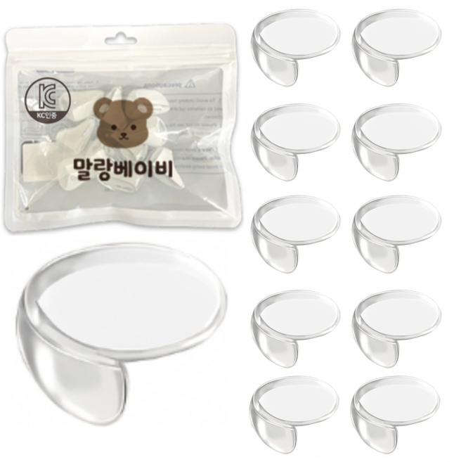 말랑베이비 프리미엄 모서리 보호대, 20개, 투명