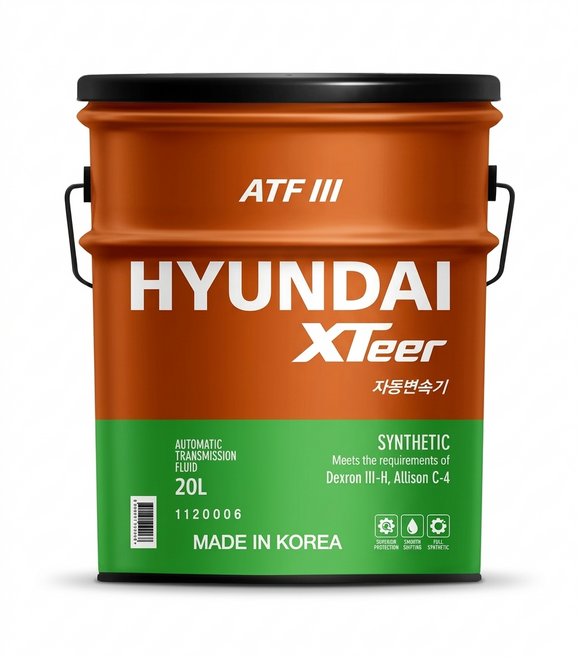 현대 엑스티어 XTeer ATF3 20L 자동미션오일 자동변속기, 1개