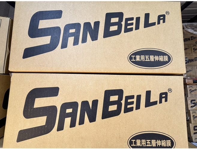 SANBEILA 三倍拉 工業用PE伸縮膜(棧板膜) 2.1kg 50cm, 透明, 1箱