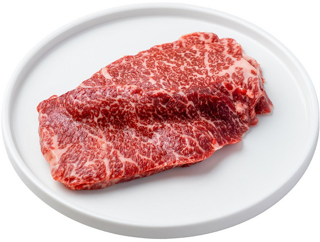 도화한우 1등급 암소한우 살치살 냉장 구이용, 4개, 200g
