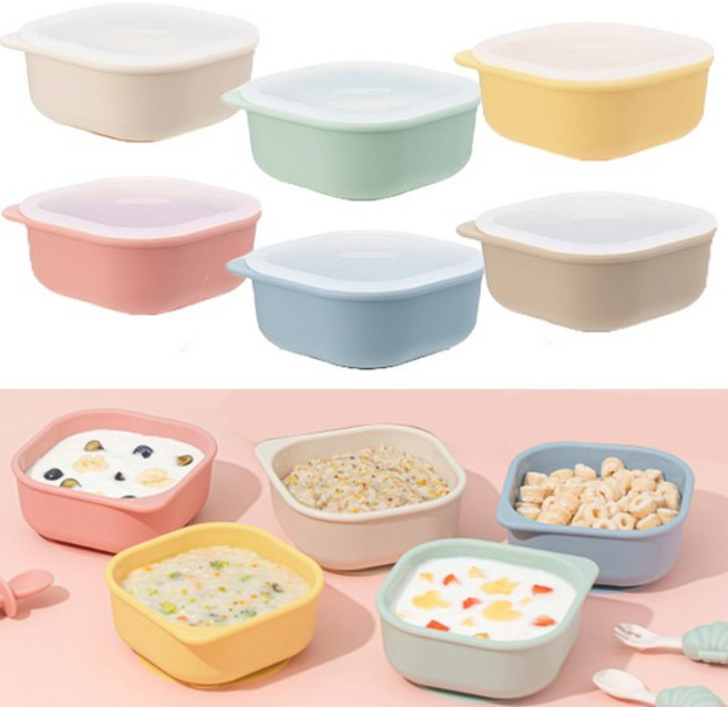 실리콘 흡착볼 이유식용기 유아식기, ES0779 흡착볼 크림, 1개, 크림