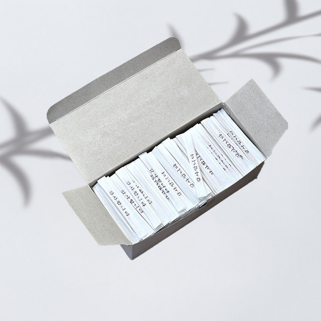 개별포장 이쑤시개 자작나무 양면 요지 종이 자동 포장 업소용, 1세트, 800개