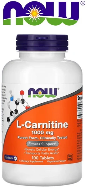 나우푸드 L-카르니틴 1000 mg 타블렛, 100정, 1개 - 쿠팡