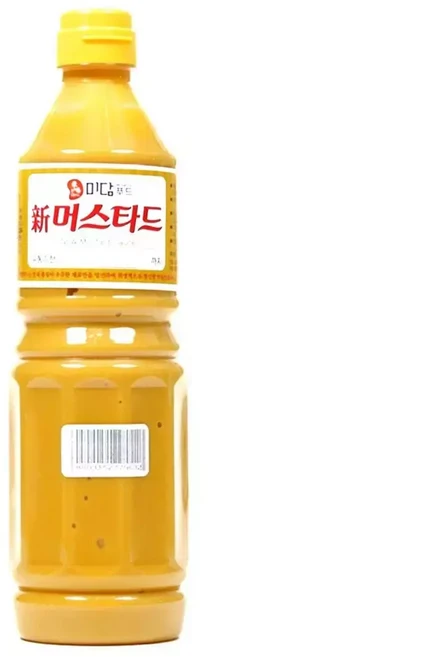 머스타드소스 미담푸드 0.9L핫도그 대용량머 가정용머 치킨 소세지 바베큐, 1세트