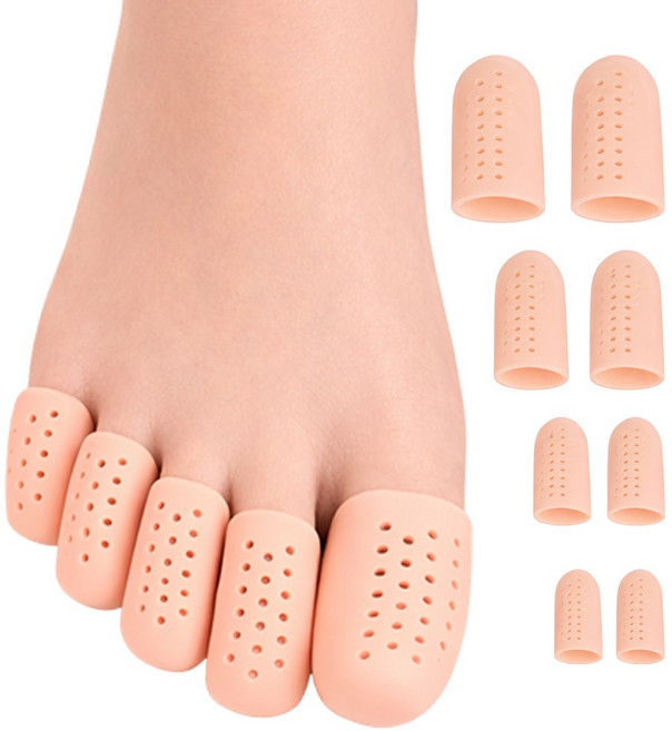 루메이크 통기성 발가락 보호 골무 보호캡, 1세트