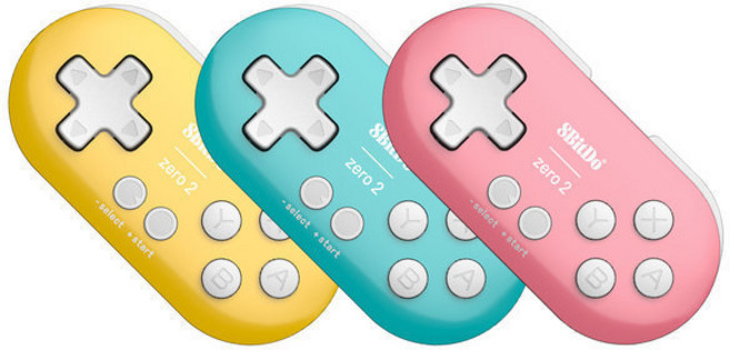 8BitDo Zero2 블루투스 게임패드 닌텐도 스위치 조이, 핑크, 1개, 단품