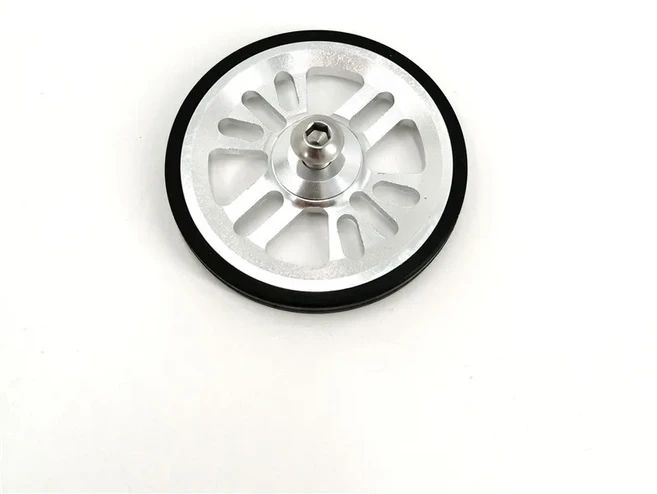 Litepro-접이식 자전거 이지 휠 버디 2-3 시리즈용 이지 휠 알루미늄 합금 블랙 실버, 1개