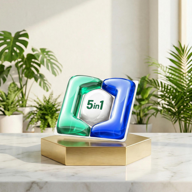 슈가버블 버블원샷 베이킹소다 캡슐세탁세제 30입 프레시향, 1개, 30개입