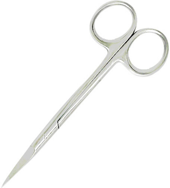 의료용 안과 가위 11.5cm 직선형/곡선형 (Iris Scissor), 1개
