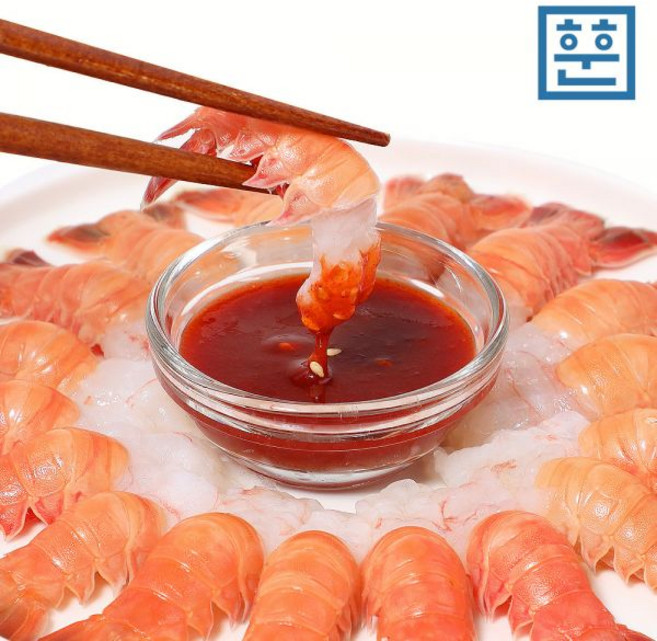 훈훈수산 딱새우회 제주도 자연산 딱새우 1팩/ 1kg, 특가딱새우회 소 150g(20-30미)