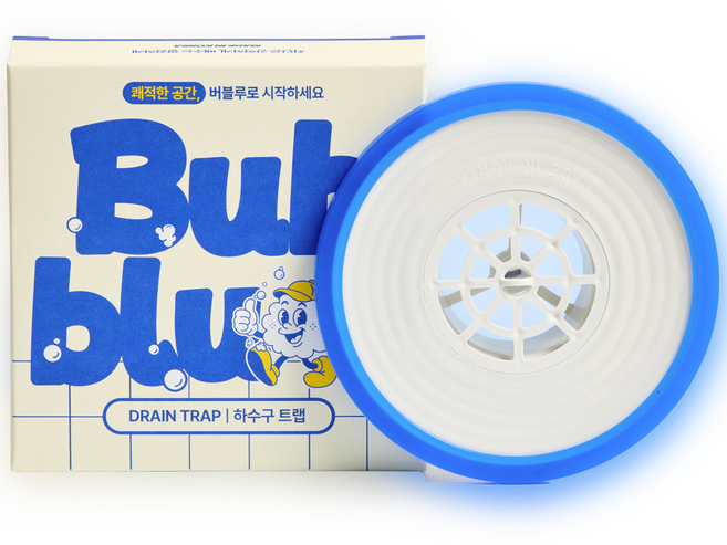 버블루 하수구트랩 욕실 베란다 냄새 차단, 1개