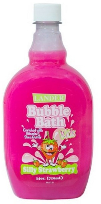 랜더 버블바스 바디클렌저 실리 스트로베리향, 710ml, 1개