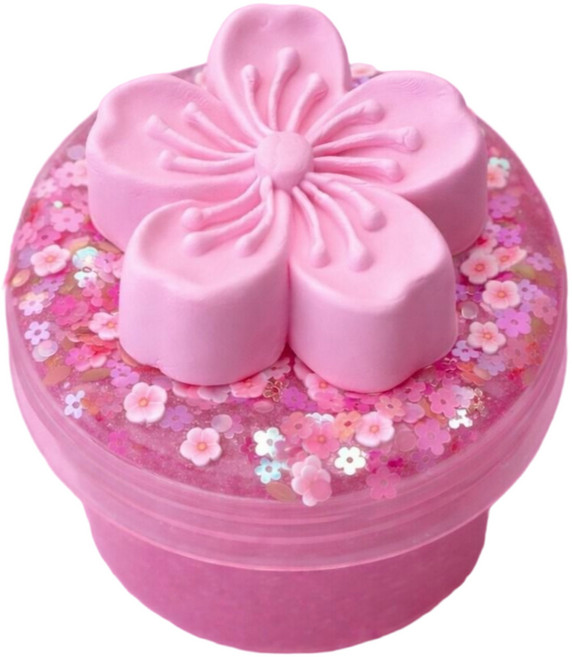 말랑코코 슬라임 체리블라썸 벚꽃 점토슬라임 점섞슬 클리, 1개, 260g, 핑크