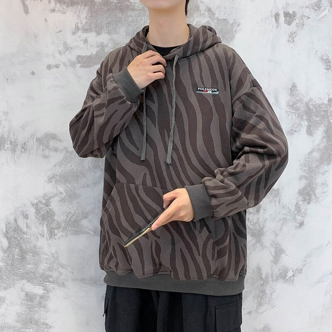 가을 겨울 홍콩 스타일 트렌디 후드 양털 까마귀 한국어 스타일 느슨한 캐주얼 커플 모든 경기 겉옷