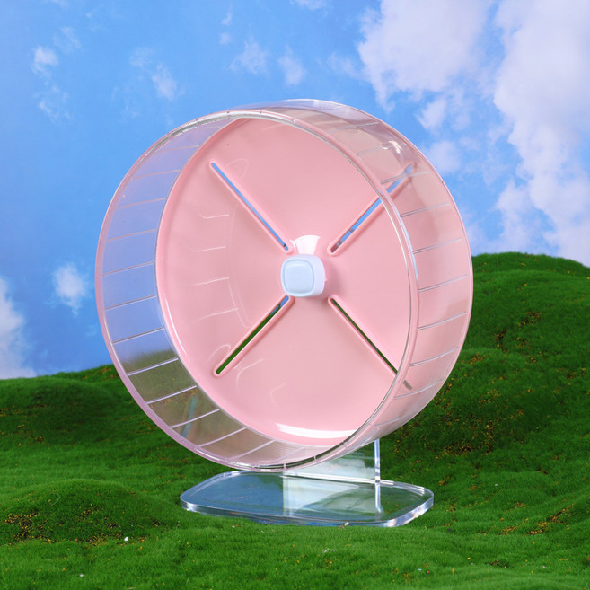 햄스터 사일런트 런닝휠 쳇바퀴 20/26cm, 1개, 핑크20cm