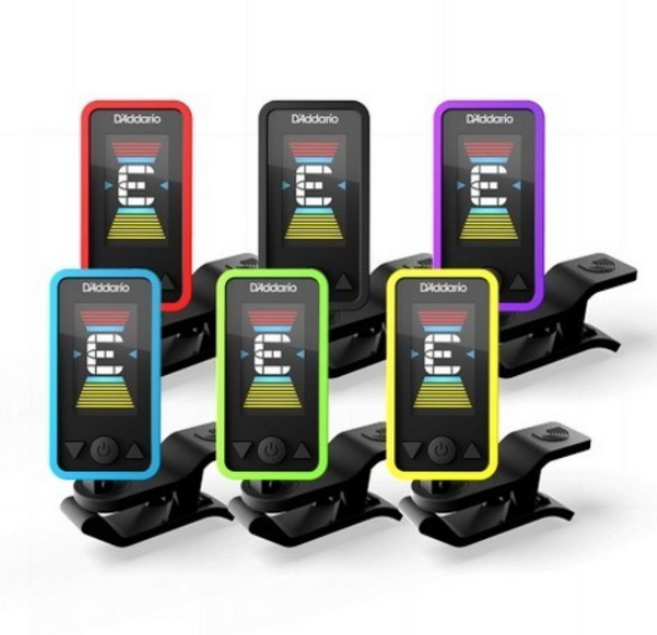 이에스피 Daddario 다다리오 이클립스 크로매틱 튜너 모든 악기 사용, 블랙, 1개