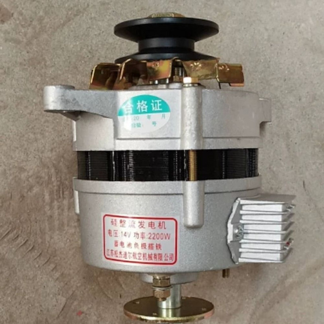 12v DC 발전기 브러시리스 영구자석 모터 알터네이터, B. 1200W 듀얼 휠 구리