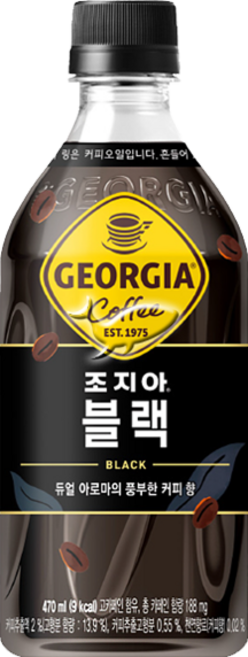 조지아 크래프트 블랙 470ml, 1개