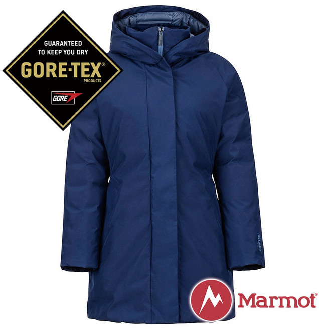 Marmot 女 GORE-TEX 鵝絨外套 藍紫 1215-78480
