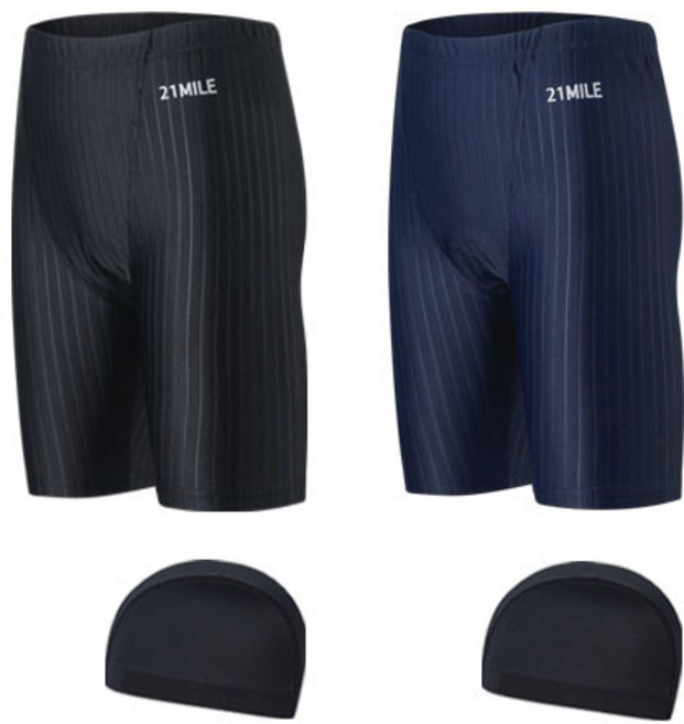 21마일 남아용 아동 주니어 초등학생 5부 수영복