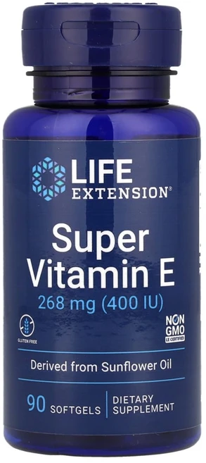 라이프 익스텐션 수퍼 비타민E 400IU 소프트겔 90정 Life Extension Super Vitamin E 400 IU 90 Softgel, 1개 - 쿠팡