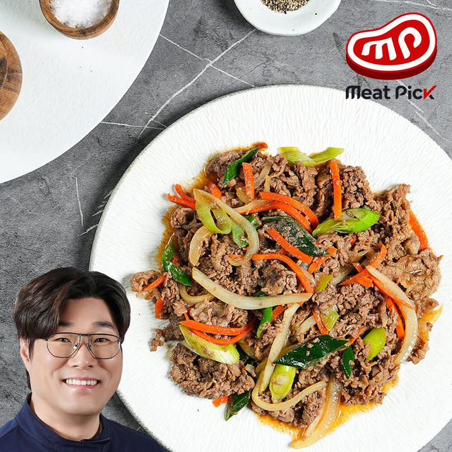 미트픽 양념 소불고기 간장양념 미국산