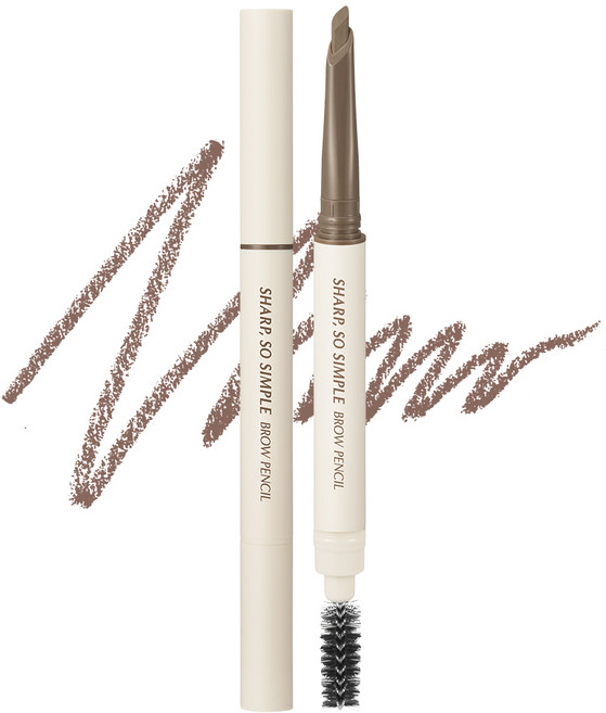 클리오 샤프 쏘 심플 브로우 펜슬, 003 뉴트럴브라운, 1개