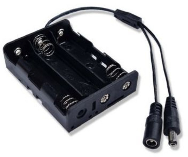 12V 충전 18650 배터리 홀더 3구 (단품) 건전지 케이스 리튬이온 배터리팩 DC잭 B-12V, 12V 충전 18650 배터리 홀더 3구 (단품) 건전