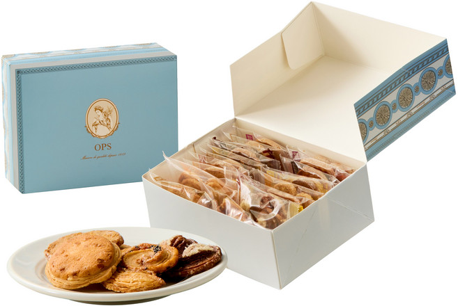 [옵스] 쿠키세트 2호 고급 수제 디저트 간식 쿠키 돌잔치 웨딩 결혼식 조문 퇴사 단체 기업 행사 답례품 선물, 1개