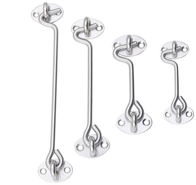 스텐 문 잠금 장치 아오리링 걸쇠 7cm DD-11951+88ea new*89417uQ, 1개