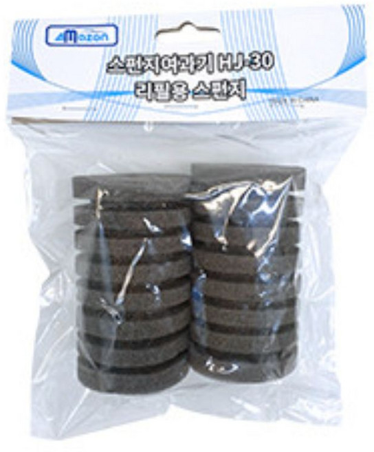 아마존 HJ 여과기 전용 리필용 스펀지 1개 HJ-30 HJ-40 HJ-50