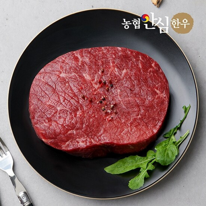 [G]][농협안심한우] 1등급 국내산 한우 우둔살 덩어리 (400g/냉장), 1개
