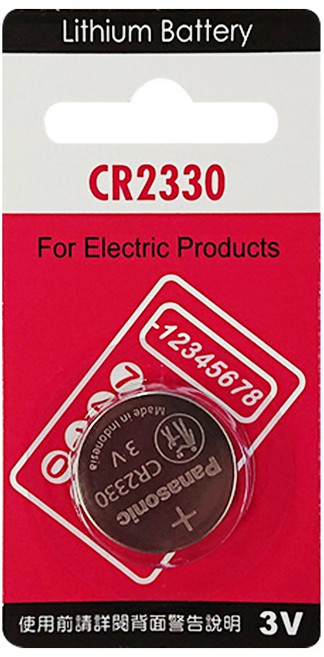Panasonic 國際牌 CR2354 CR2330 鋰電池 3V 鈕扣電池 適用 麵包機 遙控器 電子鍋, 1個