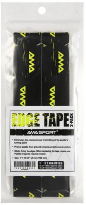 테니스볼 머신 테니스용품 AMA SPORT 피클볼 패들 보호 테이프 헤드 엣지 가드 13mm 16mm 19mm 라켓 주름 보호대, 6) E26-AMA02BY, 1개