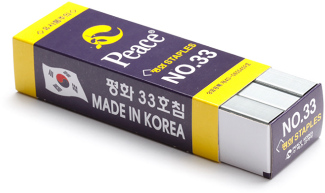 피스코리아 33호침 국산 표준 스테플러심 5000p, 1개