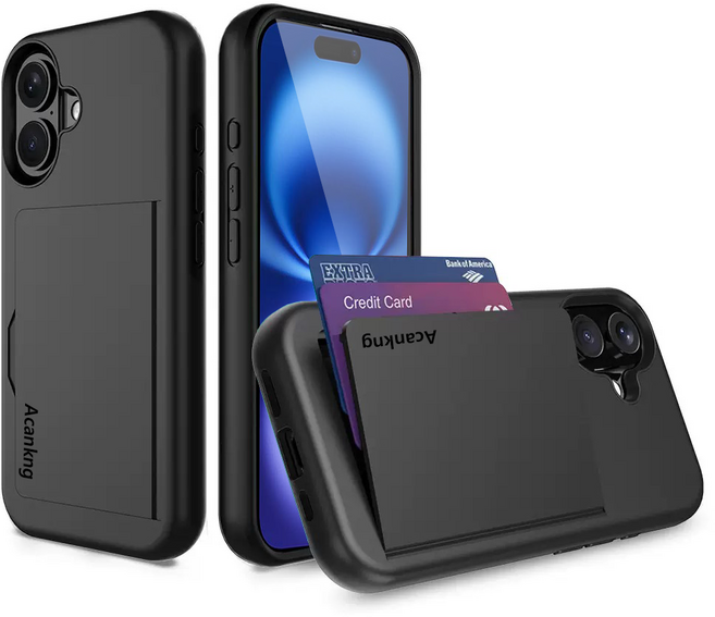 아칸크 카드 수납 범퍼 하드 휴대폰 케이스