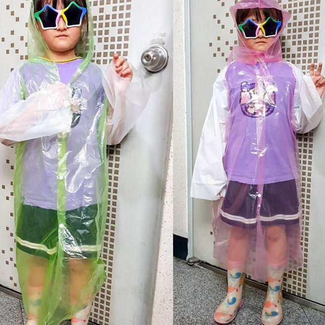 삼성우의 국산 성인용 아동용 일회용 우의 우비 안찢어지는 선생님 어린이집 집회 장마 방한, 1개, 성인용(색상랜덤끈o)