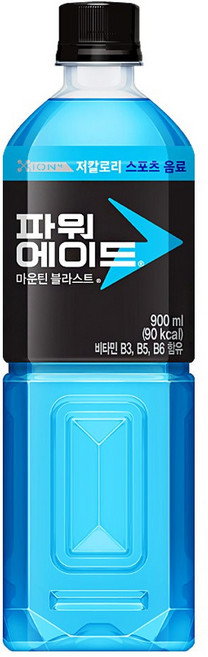 파워에이드 마운틴 블라스트, 900ml, 2개