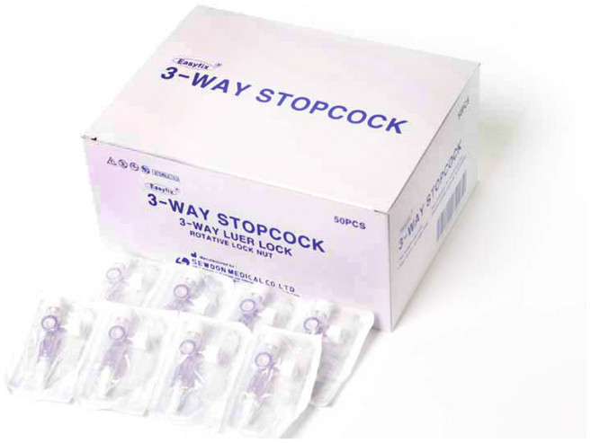 세운 3way Stopcock 50개입 (스탑콕), 1개