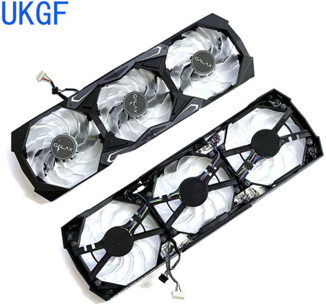 팬 및 케이스 90MM RTX3080 3090 GPU 팬 RTX3080 3080TI 3090 Xingyao 그래픽 카드 교체용 팬에 적합, [01] 옵션1