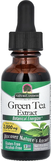 Natures Answer 네이쳐스 앤서 녹차추출물 알코올 프리 760mg 30ml 리퀴드 건강관리 영양제, Natures Answer 네이쳐스 앤서 녹차추출물 알, 1개 - 쿠팡