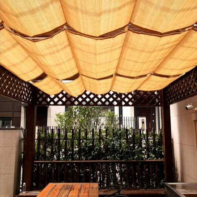 정원 그늘막 스카이어닝 지붕 발코니 그늘막 시공, 초콜릿브라운 1.7x4.2m 세트