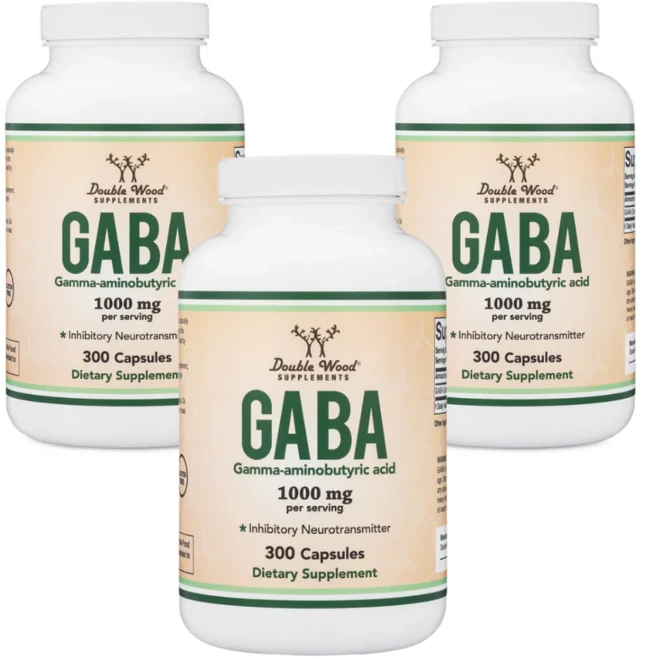 더블우드 가바 1000mg 캡슐 Double Wood GABA, 300정, 3개 - 쿠팡