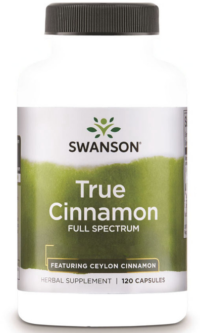 Swanson 斯旺森 肉桂膳食膠囊 600mg, 120顆, 1罐
