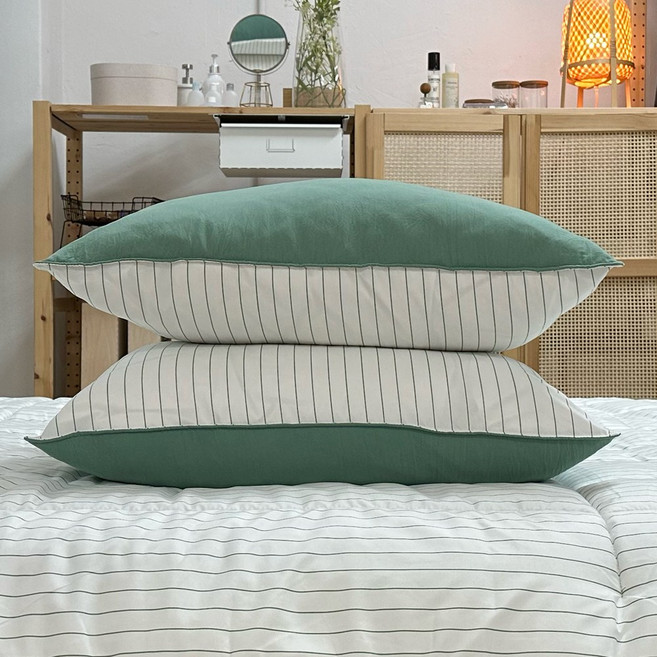 온담 크레용 워싱 베개커버 2장