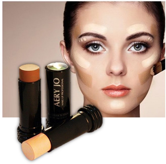 고체파운데이션 잡티컨실러 백반증커버 턱쉐딩 매트한 파운데이션 어두운 스틱 파데, 1호(라이트베이지), 1개