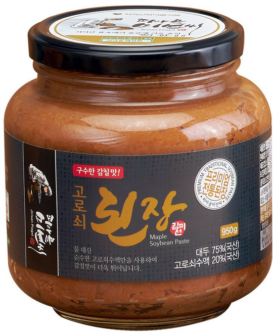 피아골미선씨 전통한식 프리미엄 고로쇠된장 950g, 1개