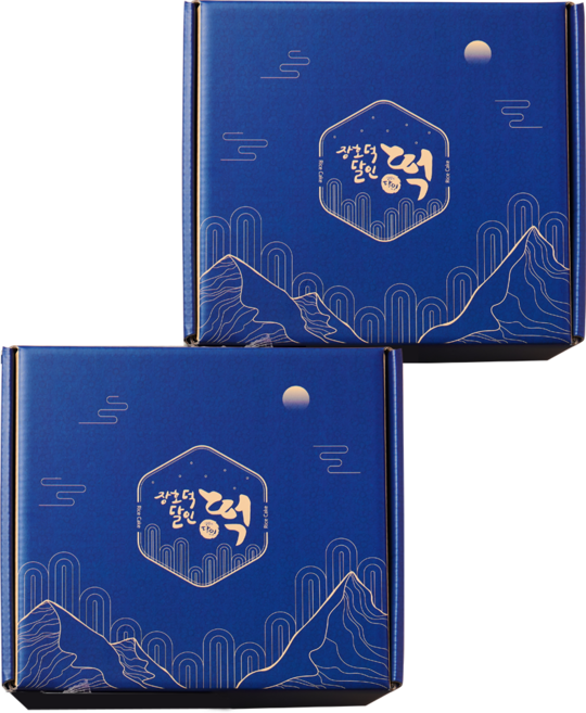 장호덕달인떡 옥수수말랑떡 15개입 2박스 개별포장 선물세트, 50g, 30개